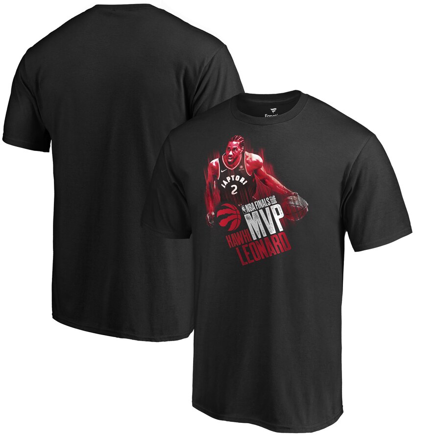 Toronto Raptors 2 Kawhi Leonard Fanatics Branded 2019 NBA Finals Champions MVP T-Shirt Black Toronto Raptors 2 Kawhi Leonard Fanatics Branded 2019 NBA Finals Champions MVP T-Shirt Black