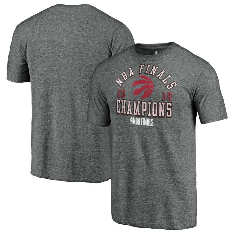 Toronto Raptors Fanatics Branded 2019 NBA Finals Champions Fast Delivery Tri Blend T-Shirt Heather Gray Toronto Raptors Fanatics Branded 2019 NBA Finals Champions Fast Delivery Tri Blend T-Shirt Heather Gray