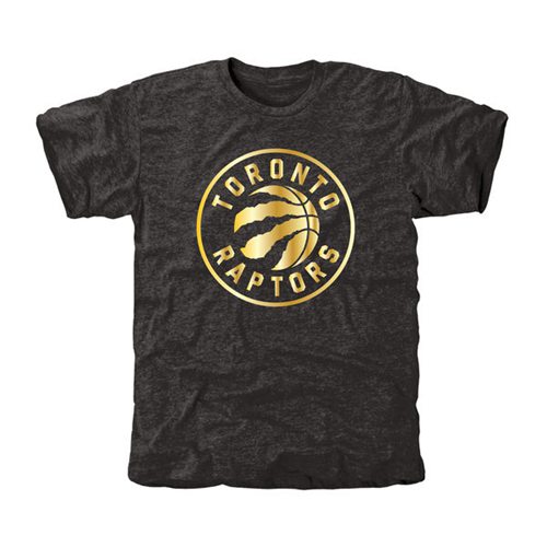 Toronto Raptors Gold Collection Tri-Blend T-Shirt Black Toronto Raptors Gold Collection Tri-Blend T-Shirt Black
