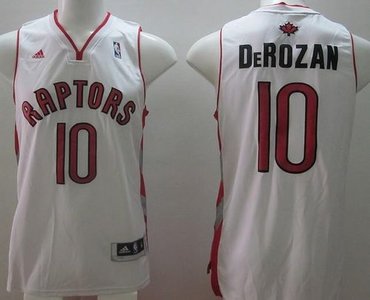 Toronto Raptors Revolution 30 Raptors #10 DeMar DeRozan White NBA Jersey