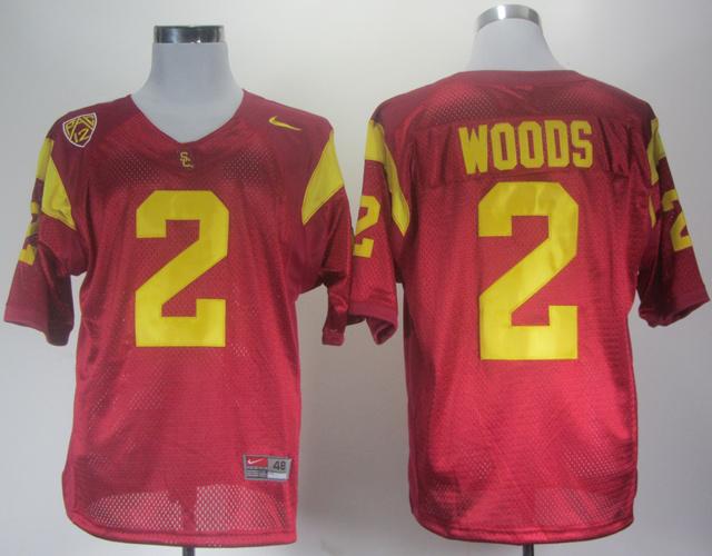 Trojans #2 Robert Woods Red Embroidered NCAA Jerseys Trojans #2 Robert Woods Red Embroidered NCAA Jerseys