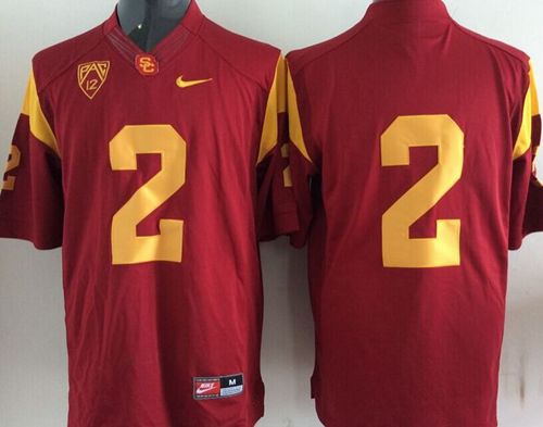 Trojans #2 Robert Woods Red Stitched NCAA Jersey Trojans #2 Robert Woods Red Stitched NCAA Jersey
