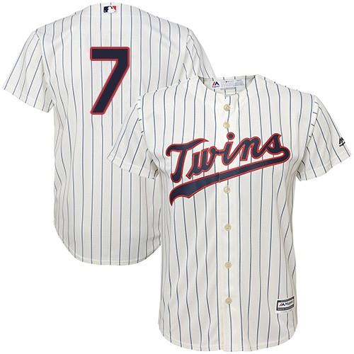 Twins #7 Joe Mauer Cream Stitched Youth MLB Jersey Twins #7 Joe Mauer Cream Stitched Youth MLB Jersey