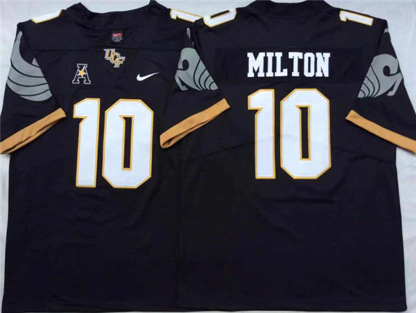 UCF Knights 10 Mckenzie Milton Black College Football Jersey UCF Knights 10 Mckenzie Milton Black College Football Jersey