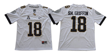 UCF Knights 18 Shaquem Griffin White College Football Jersey UCF Knights 18 Shaquem Griffin White College Football Jersey
