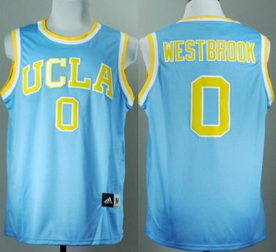 UCLA Bruins 0# Russell Westbrook Blue College Basketball Jersey