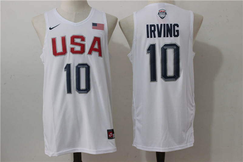 USA 10 Kyrie Irving White 2016 Dream Team Stitched Jersey USA 10 Kyrie Irving White 2016 Dream Team Stitched Jersey