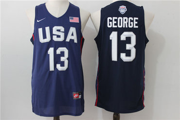 USA 13 Paul George Blue 2016 Olympics Dream Team Stitched Jersey USA 13 Paul George Blue 2016 Olympics Dream Team Stitched Jersey