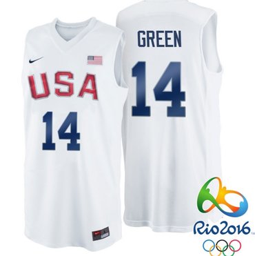 USA 14 Draymond Green White 2016 Dream Team Stitched Jersey USA 14 Draymond Green White 2016 Dream Team Stitched Jersey