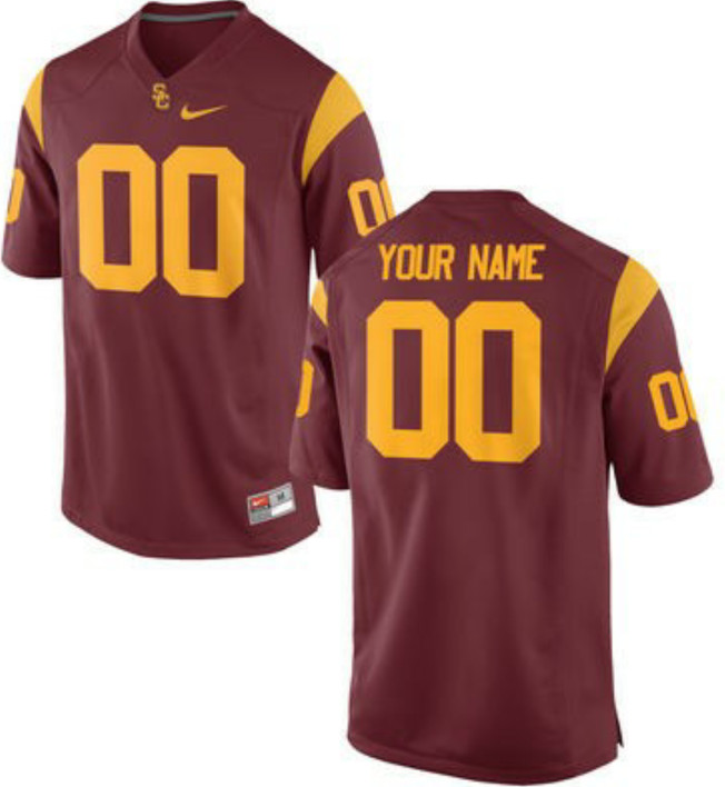 USC Trojans Custom Stitched jerseys Red Color USC Trojans Custom Stitched jerseys Red Color
