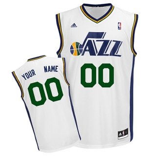 Utah Jazz Youth Custom white jersey Utah Jazz Youth Custom white jersey