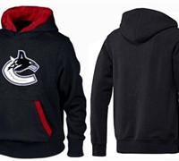 Vancouver Canucks Pullover Hoodie Black & Red Vancouver Canucks Pullover Hoodie Black & Red