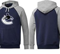 Vancouver Canucks Pullover Hoodie Dark Blue & Grey Vancouver Canucks Pullover Hoodie Dark Blue & Grey