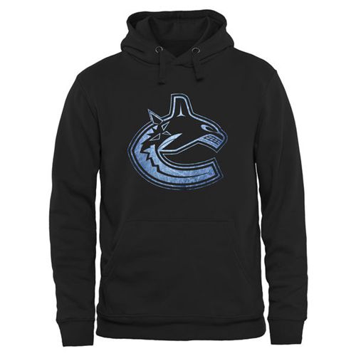 Vancouver Canucks Rinkside Pond Hockey Pullover Hoodie Black Vancouver Canucks Rinkside Pond Hockey Pullover Hoodie Black