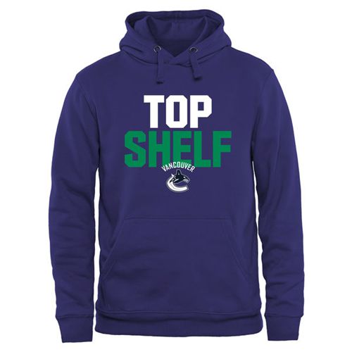 Vancouver Canucks Top Shelf Pullover Hoodie Royal Vancouver Canucks Top Shelf Pullover Hoodie Royal