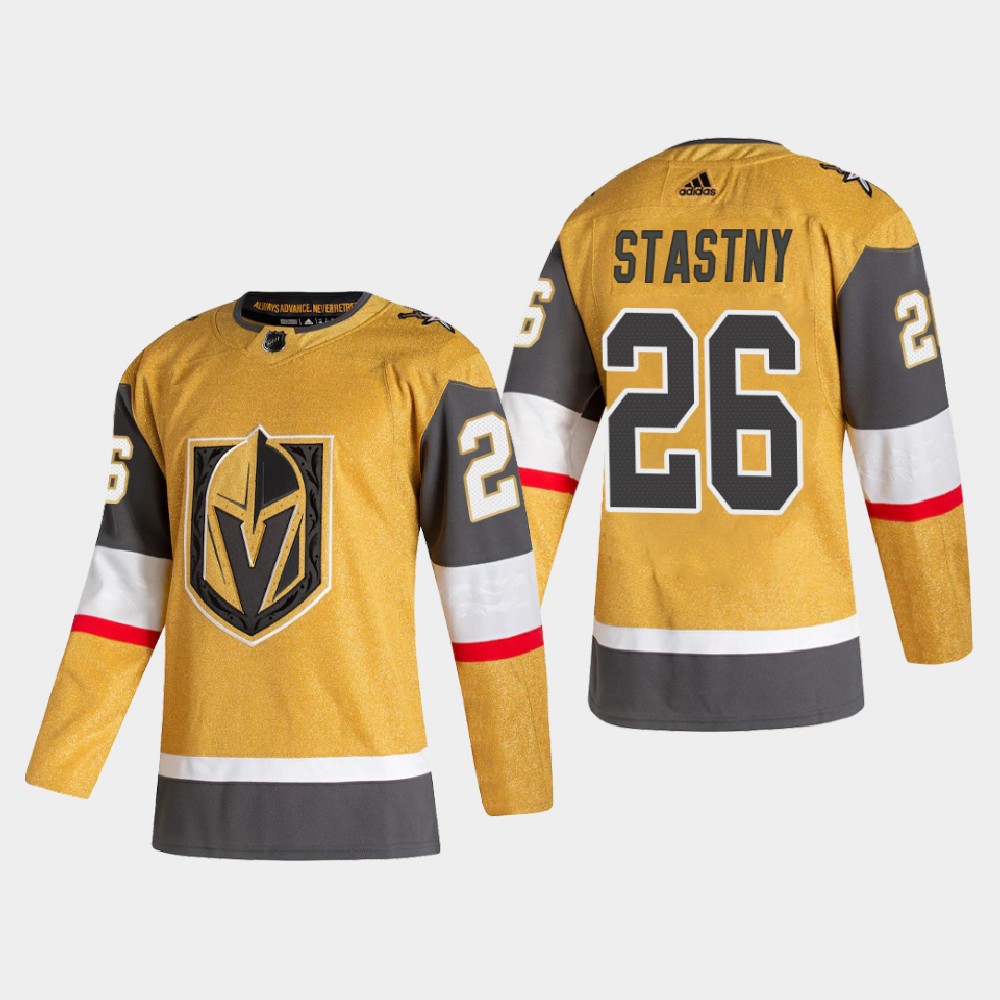 Vegas Golden Knights #26 Paul Stastny Men's Adidas 2020-21 Authentic Player Alternate Stitched NHL Jersey Gold Vegas Golden Knights #26 Paul Stastny Men's Adidas 2020-21 Authentic Player Alternate Stitched NHL Jersey Gold