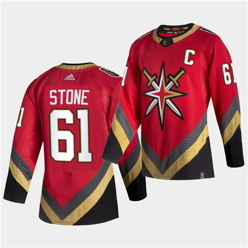 Vegas Golden Knights #61 Mark Stone 2021 Reverse Retro Red Jersey Vegas Golden Knights #61 Mark Stone 2021 Reverse Retro Red Jersey