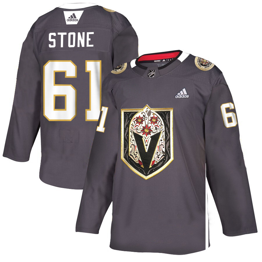Vegas Golden Knights 61 Mark Stone Gray Dia De Los Muertos Adidas Jersey Vegas Golden Knights 61 Mark Stone Gray Dia De Los Muertos Adidas Jersey