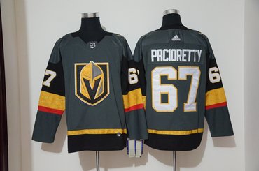 Vegas Golden Knights 67 Max Pacioretty Gray Adidas Jersey