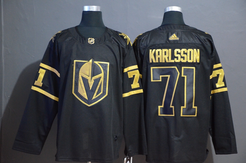 Vegas Golden Knights 71 William Karlsson Black With Special Glittery Logo Adidas Jersey Vegas Golden Knights 71 William Karlsson Black With Special Glittery Logo Adidas Jersey