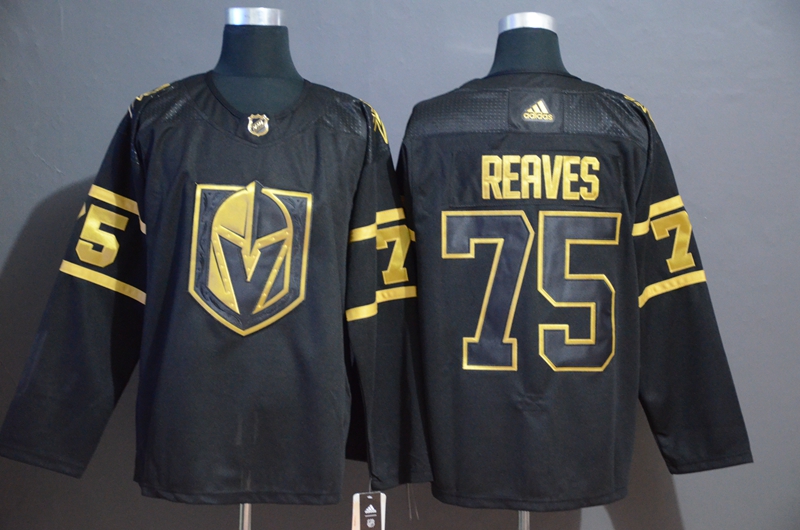Vegas Golden Knights 75 Ryan Reaves Black With Special Glittery Logo Adidas Jersey Vegas Golden Knights 75 Ryan Reaves Black With Special Glittery Logo Adidas Jersey