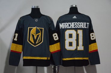 Vegas Golden Knights 81 Jonathan Marchessault Gray Adidas Jersey