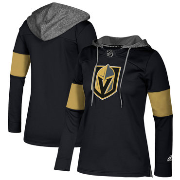 Vegas Golden Knights Black Women's Customized All Stitched Hooded Sweatshirt Vegas Golden Knights Black Women's Customized All Stitched Hooded Sweatshirt