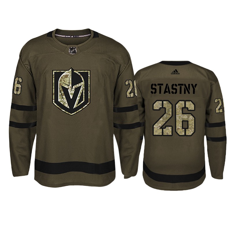 Vegas Golden Knights Paul Stastny #26 Military Camo Jersey