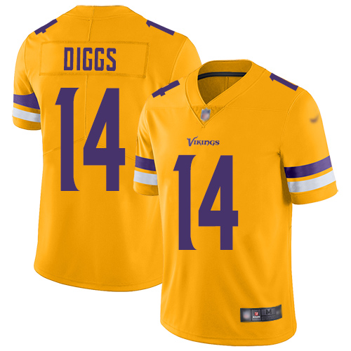 Vikings #14 Stefon Diggs Gold Youth Stitched Football Limited Inverted Legend Jersey Vikings #14 Stefon Diggs Gold Youth Stitched Football Limited Inverted Legend Jersey