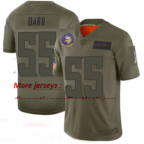 Vikings #55 Anthony Barr Camo Youth Stitched Football Limited 2019 Salute to Service Jersey Vikings #55 Anthony Barr Camo Youth Stitched Football Limited 2019 Salute to Service Jersey