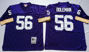 Vikings 56 Chris Doleman Purple Throwback Jersey Vikings 56 Chris Doleman Purple Throwback Jersey