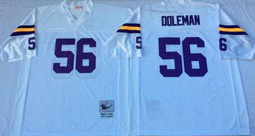 Vikings 56 Chris Doleman White Throwback Jersey Vikings 56 Chris Doleman White Throwback Jersey