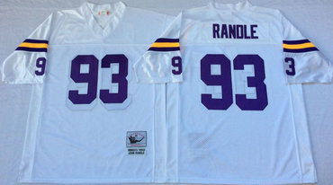 Vikings 93 John Randle White Throwback Jersey Vikings 93 John Randle White Throwback Jersey