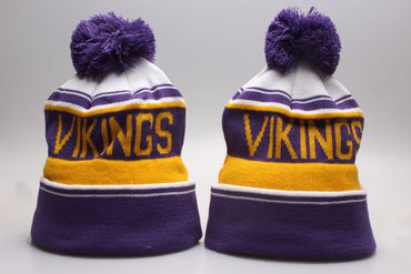 Vikings Fresh Logo Purple Knit Hat YP