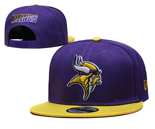 Vikings Purple Snapback Hat --TX