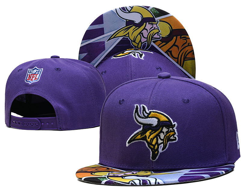 Vikings Team logo Snapback Hat--LH
