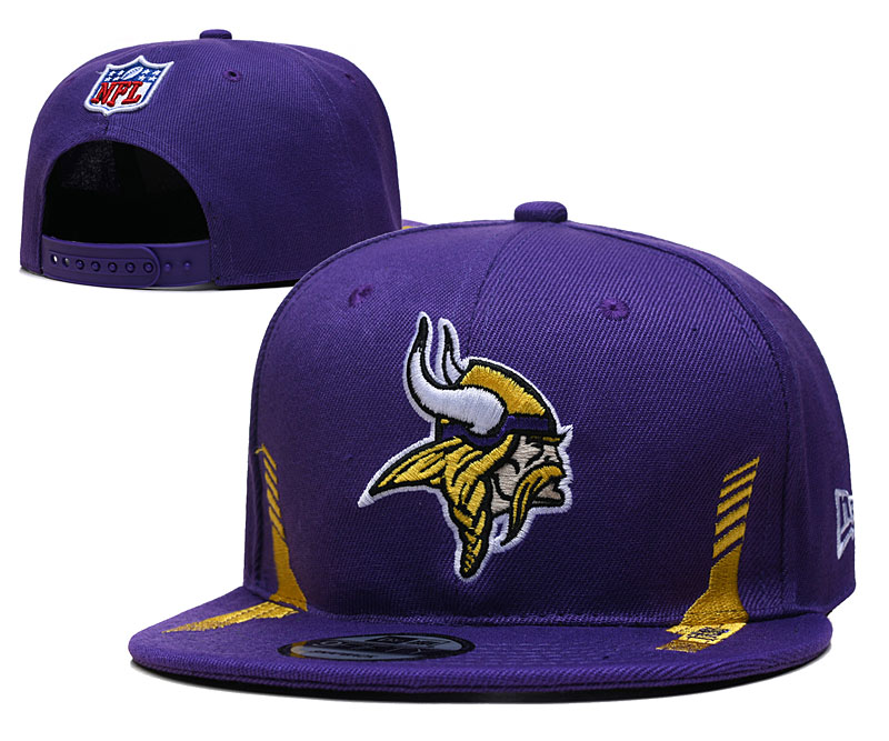 Vikings Team logo Snapback Hat--YD