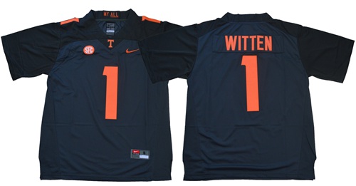 Vols #1 Jason Witten Grey Limited Stitched NCAA Jersey Vols #1 Jason Witten Grey Limited Stitched NCAA Jersey