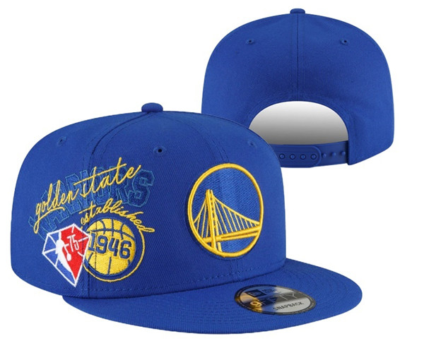 Warriors Blue Snapback Hat --YD