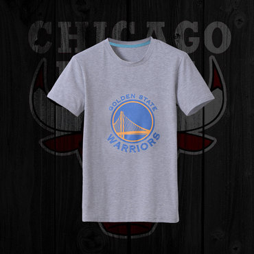Warriors Fresh Logo Grey Men's Short Sleeve T-Shirt
