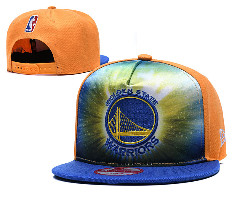 Warriors Galaxy Logo Yellow Adjustable Hat TX