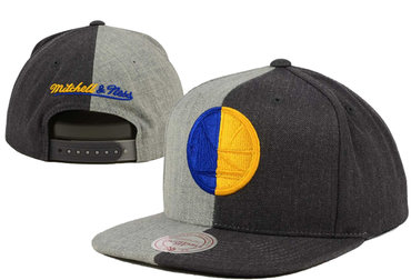 Warriors Split Logo Gray Adjustable Hat
