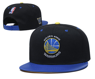 Warriors Team Logo Black Adjustable Hat TX