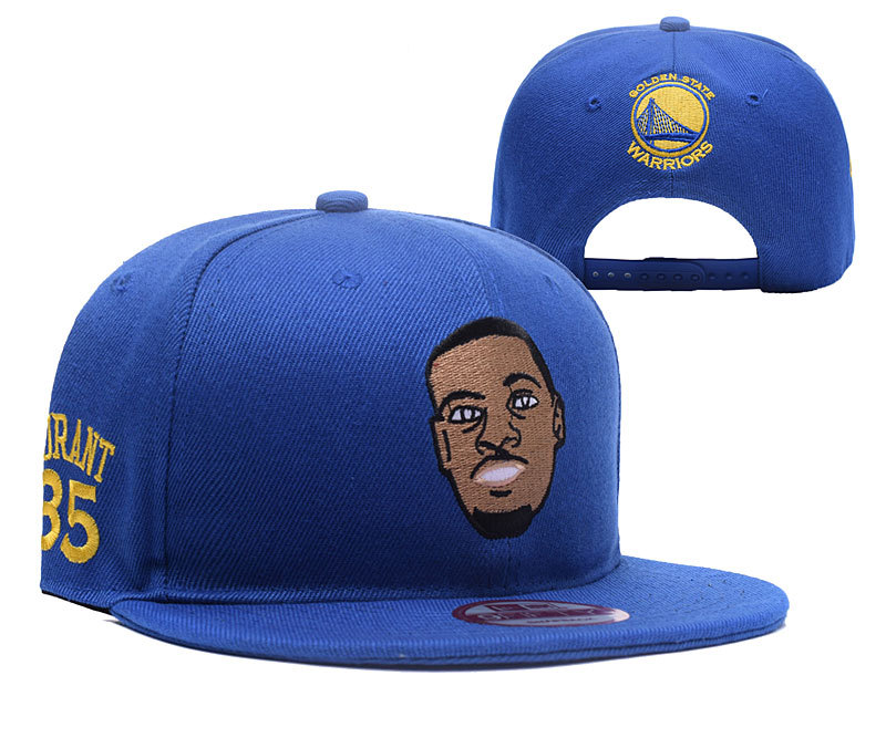 Warriors Team Logo Durant 35 Blue Adjustable Hat YD