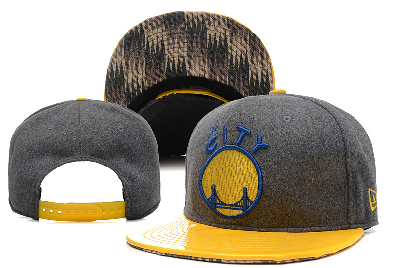 Warriors Team Logo Gray Yellow Hat YD