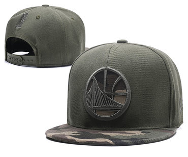 Warriors Team Logo Olive Adjustable Hat SG