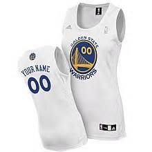Warriors White Women Customize Jersey Warriors White Women Customize Jersey