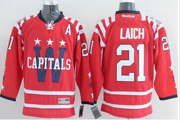 Washington Capitals #21 Brooks Laich 2015 Winter Classic Red Stitched NHL Jersey