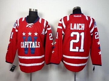 Washington Capitals #21 Brooks Laich 2015 Winter Classic Red Stitched NHL Jersey