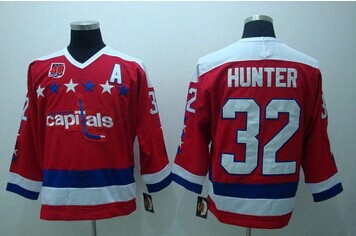 Washington Capitals #32 Hunter Red CCM Throwback(40th Anniversary) Stitched NHL Jersey